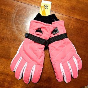 New All in Motion Snow Sport Girls Gloves Warmest Size 8-14